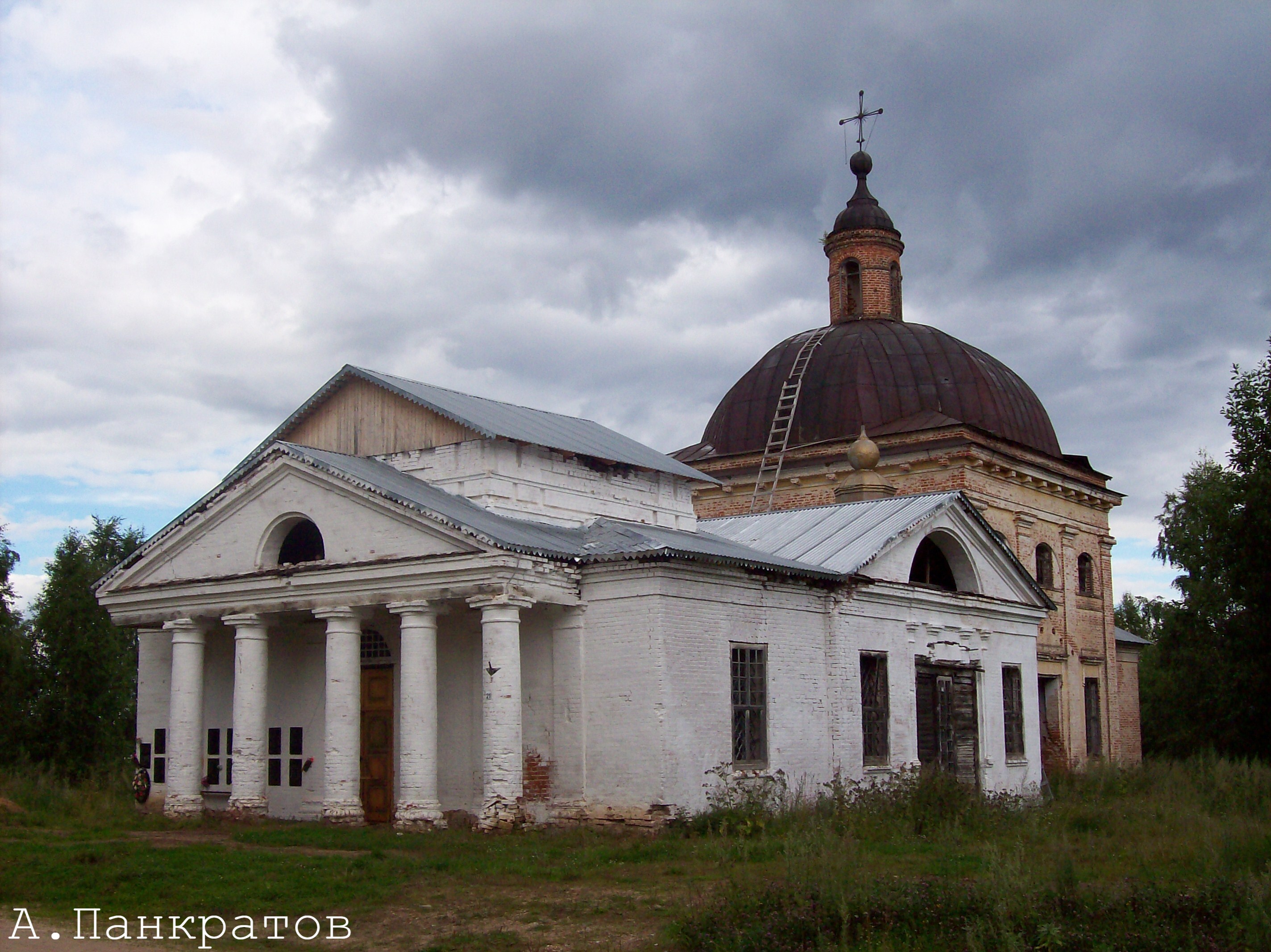 Лопотово, Андреевская Успенская церковь, 1844